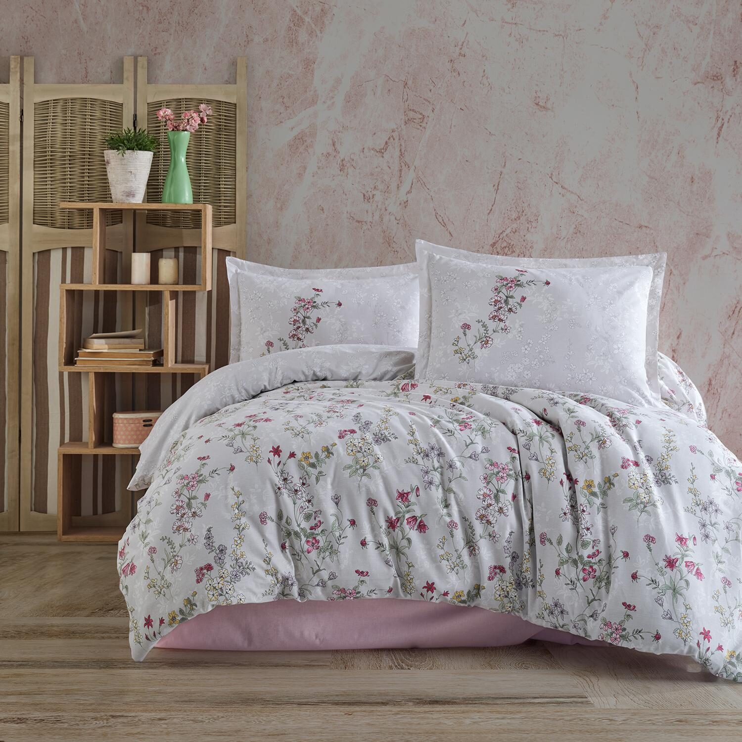 Lenjerie de pat ranforce Clasy King size, Model 11250 Lenjerie de pat ranforce Clasy King size, Model 11250