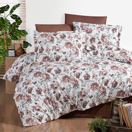 Lenjerie de pat ranforce Clasy King size, Model 11259
