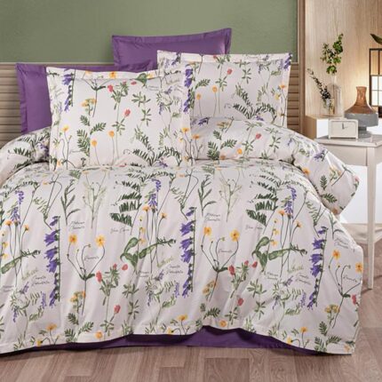 Lenjerie de pat ranforce Clasy King size, Model 11273