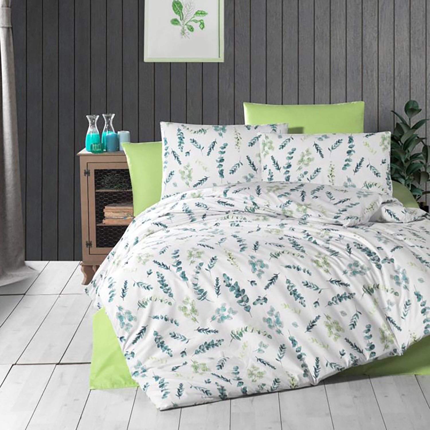 Lenjerie de pat ranforce Clasy King size, Model 11275 Lenjerie de pat ranforce Clasy King size, Model 11275