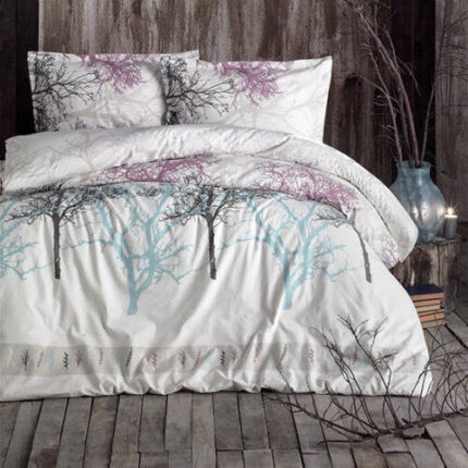 Lenjerie de pat ranforce Clasy King size, Model 15572