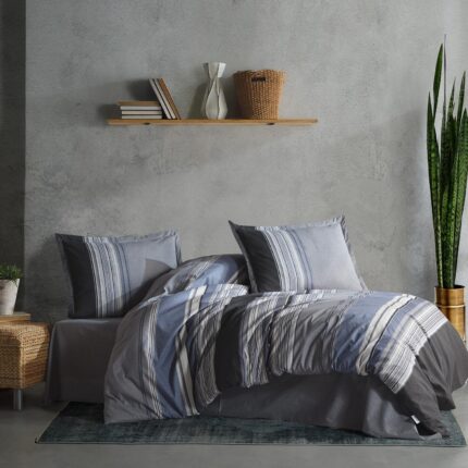 Lenjerie de pat ranforce Clasy King size, Model 15577