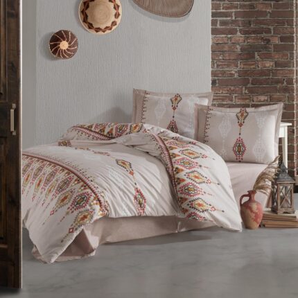 Lenjerie de pat ranforce Clasy King size, Model 15582