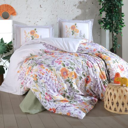 Lenjerie de pat ranforce Clasy King size, Model 15591