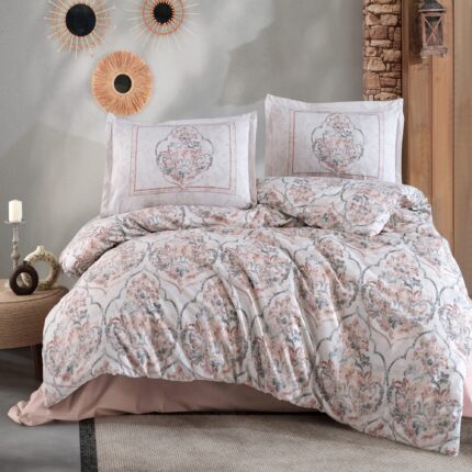 Lenjerie de pat ranforce Clasy King size, Model 15593