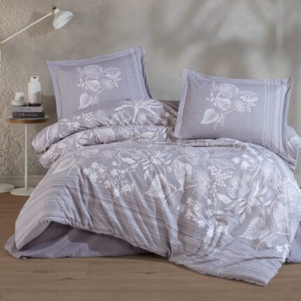 Lenjerie de pat ranforce Clasy King size, Model 15595