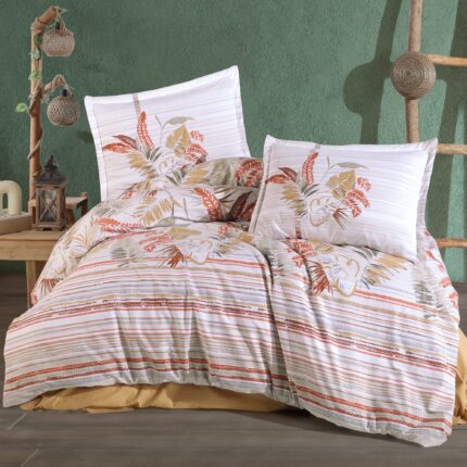 Lenjerie de pat ranforce Clasy King size, Model 15596