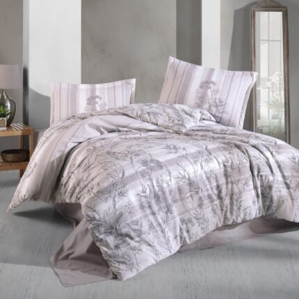 Lenjerie de pat ranforce Clasy King size, Model 15597