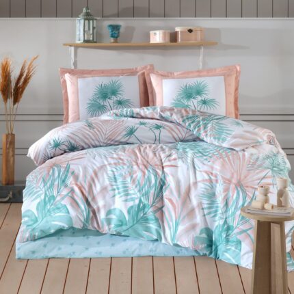 Lenjerie de pat ranforce Clasy King size, Model 15598