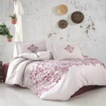 Lenjerie de pat ranforce Clasy King size, Model 1876