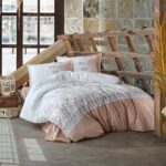 Lenjerie de pat ranforce Clasy King size, Model 6880