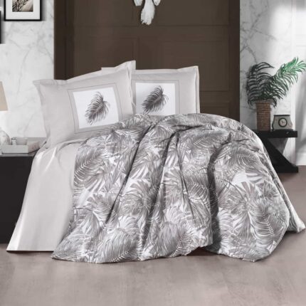 Lenjerie de pat ranforce Clasy King size, Model 6885