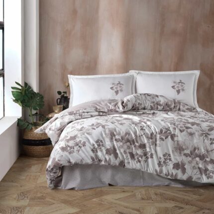Lenjerie de pat ranforce Clasy King size, Model 6907