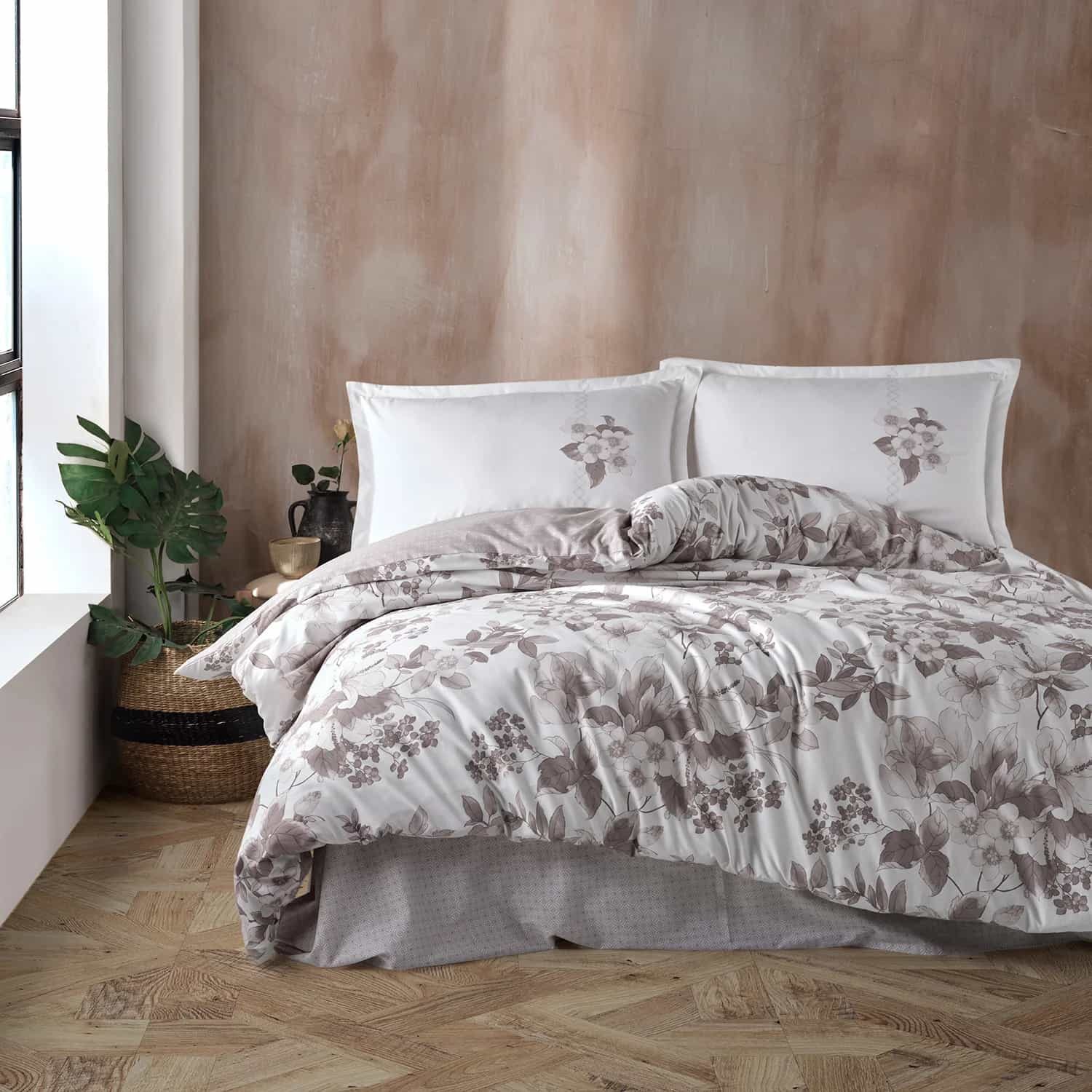 Lenjerie de pat ranforce Clasy King size, Model 6907 Lenjerie de pat ranforce Clasy King size, Model 6907