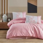 Lenjerie de pat ranforce Clasy King size, Model 6943
