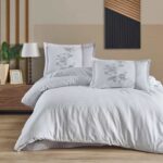Lenjerie de pat ranforce Clasy King size, Model 6944