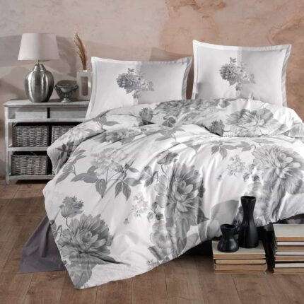 Lenjerie de pat ranforce Clasy King size, Model 6946