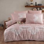 Lenjerie de pat ranforce Clasy King size, Model 6950