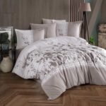 Lenjerie de pat ranforce Clasy King size, Model 6953