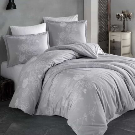 Lenjerie de pat ranforce Clasy King size, Model 6955