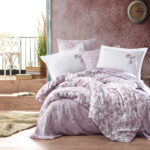 Lenjerie de pat satin Clasy King size, Model 1881