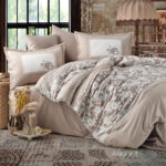 Lenjerie de pat satin Clasy King size, Model 1902