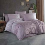 Lenjerie de pat satin Clasy King size, Model 6859