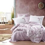 Lenjerie de pat satin Clasy King size, Model 6875