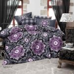 Lenjerie de pat satin Clasy King size, Model 6878