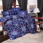 Lenjerie de pat satin Clasy King size, Model 6879