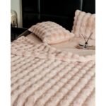 Lenjerie din blanita artificiala de iepure – 6 piese, Model 10984 - imagine 2