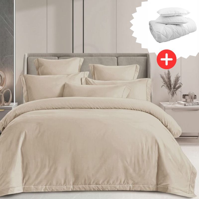Pachet promo lenjerie de pat 100% bumbac – cu elastic – 4 piese + Pilota + 2 Perne, Model 18270 Pachet promo lenjerie de pat 100% bumbac – cu elastic – 4 piese + Pilota + 2 Perne, Model 18270
