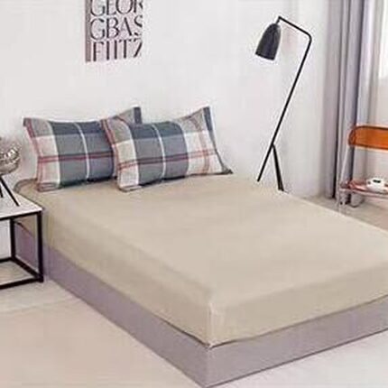 Pachet promo lenjerie de pat bumbac finet cu elastic 6 piese + Pilota + 2 Perne, Model 11074