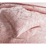 Set lenjerie de pat bumbac Jacquard + Pilota Jacquard + Perna – 7 piese, Model 10994